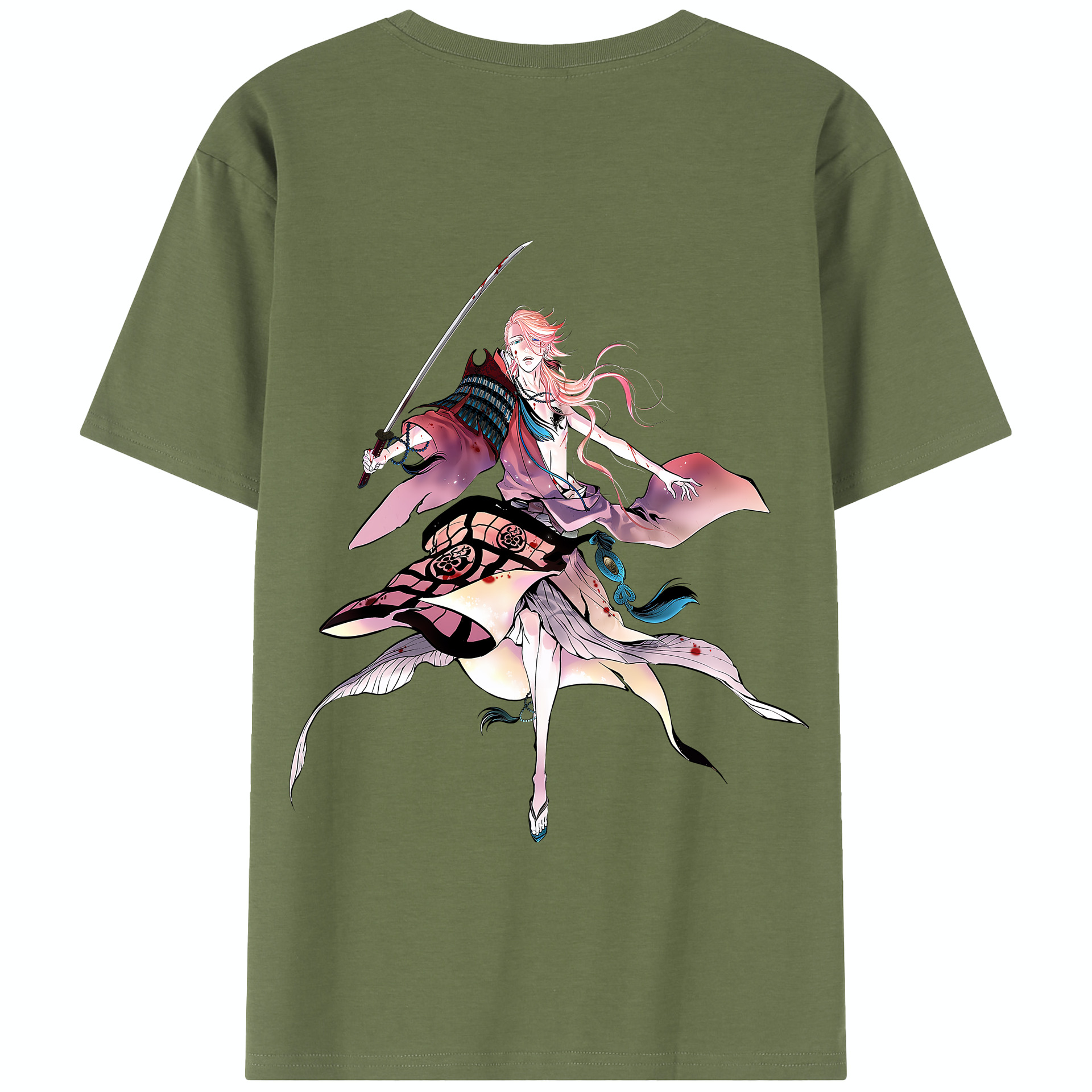 （画像用） 刀剣乱舞 Touken Ranbu 綿100％半袖Tシャツ（背面プリント）